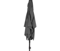 Dehner Sonnenschirm Andros, rechteckig, ca. B210/T150 cm Dunkelgrau Hot
