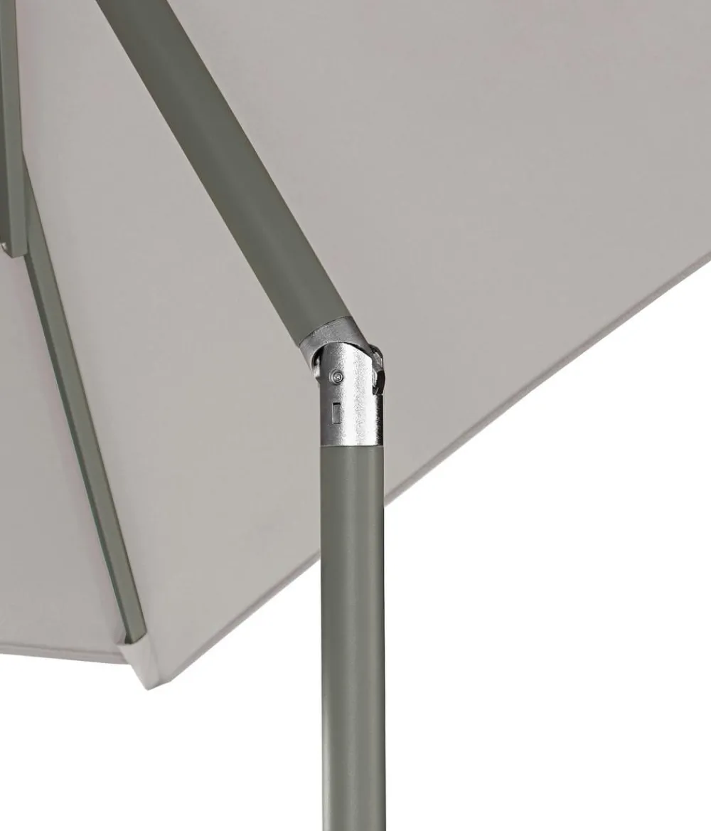 Dehner Sonnenschirme - Sonnenschirm Andros, rechteckig, ca. B210/T150 cm Taupe