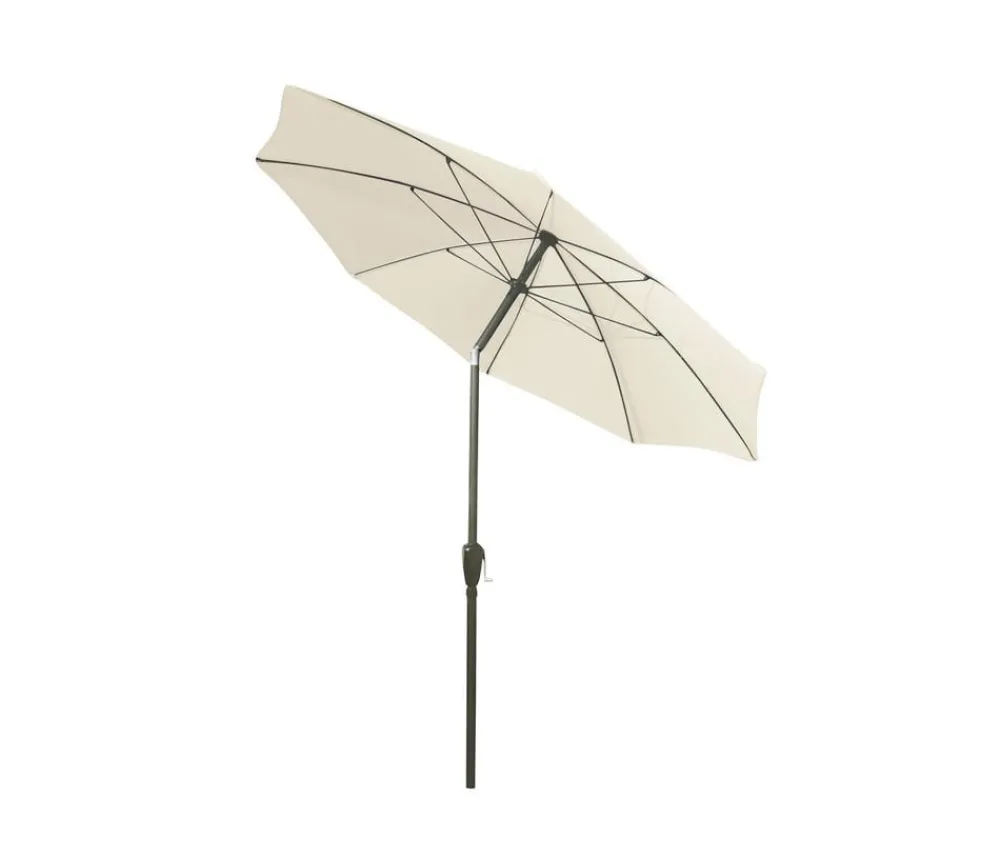 Dehner Sonnenschirm Kos, rund, ca. Ø220 cm Creme Outlet