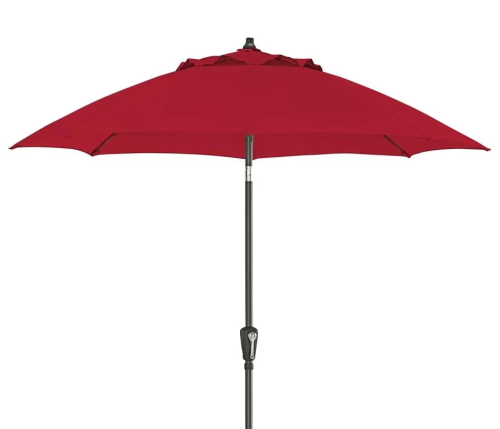 Dehner Sonnenschirm Kos, rund, ca. Ø220 cm Dunkelrot Sale