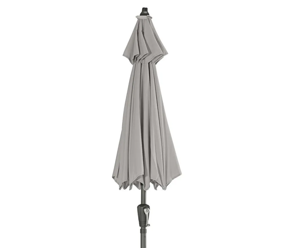 Dehner Sonnenschirme - Sonnenschirm Kos, rund, ca. Ø220 cm Taupe