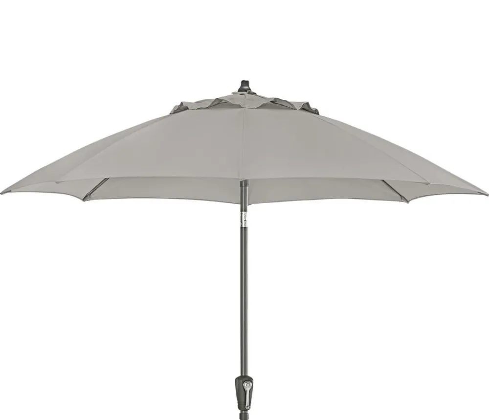 Dehner Sonnenschirme - Sonnenschirm Kos, rund, ca. Ø220 cm Taupe