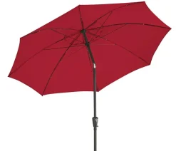 Dehner Sonnenschirm Paros, rund, ca. Ø250 cm Dunkelrot Outlet