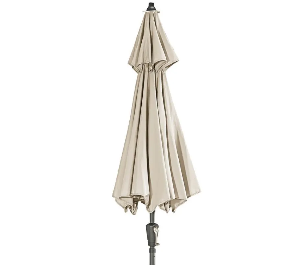 Dehner Sonnenschirme - Sonnenschirm Paros, rund, ca. Ø250 cm Creme