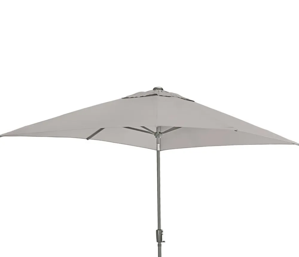 Dehner Sonnenschirm Samos, rechteckig, ca. B300/T200 cm Taupe Best