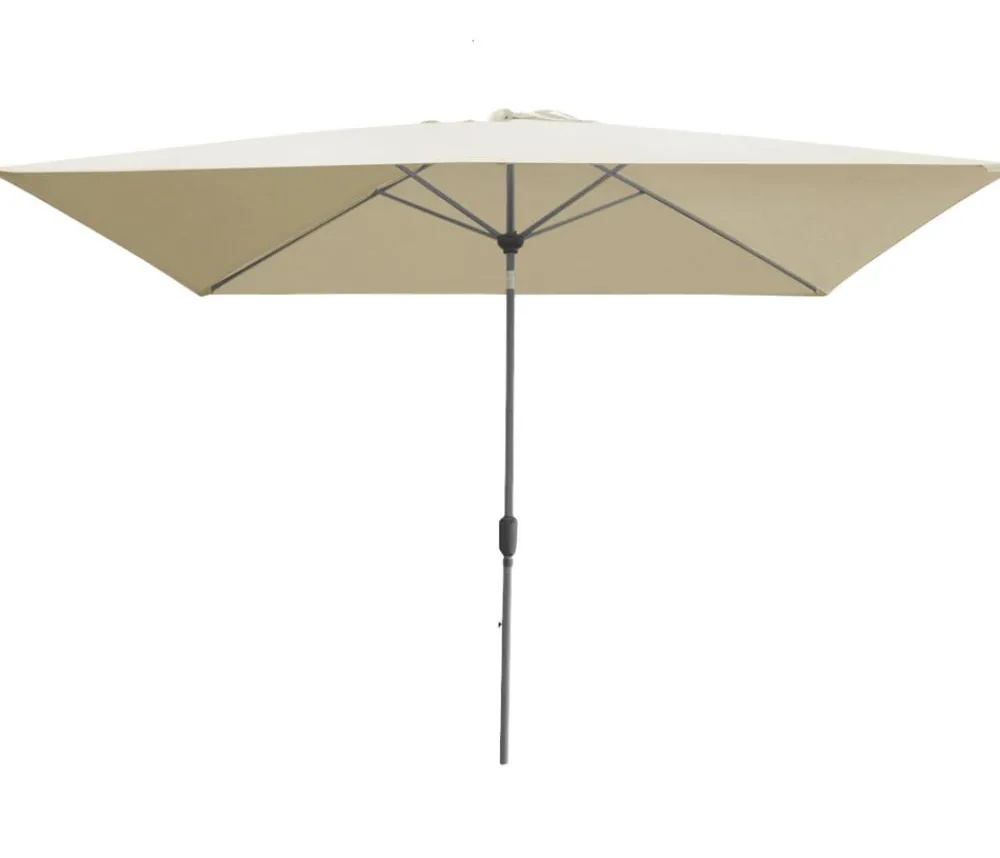 Dehner Sonnenschirme - Sonnenschirm Samos, rechteckig, ca. B300/T200 cm Creme