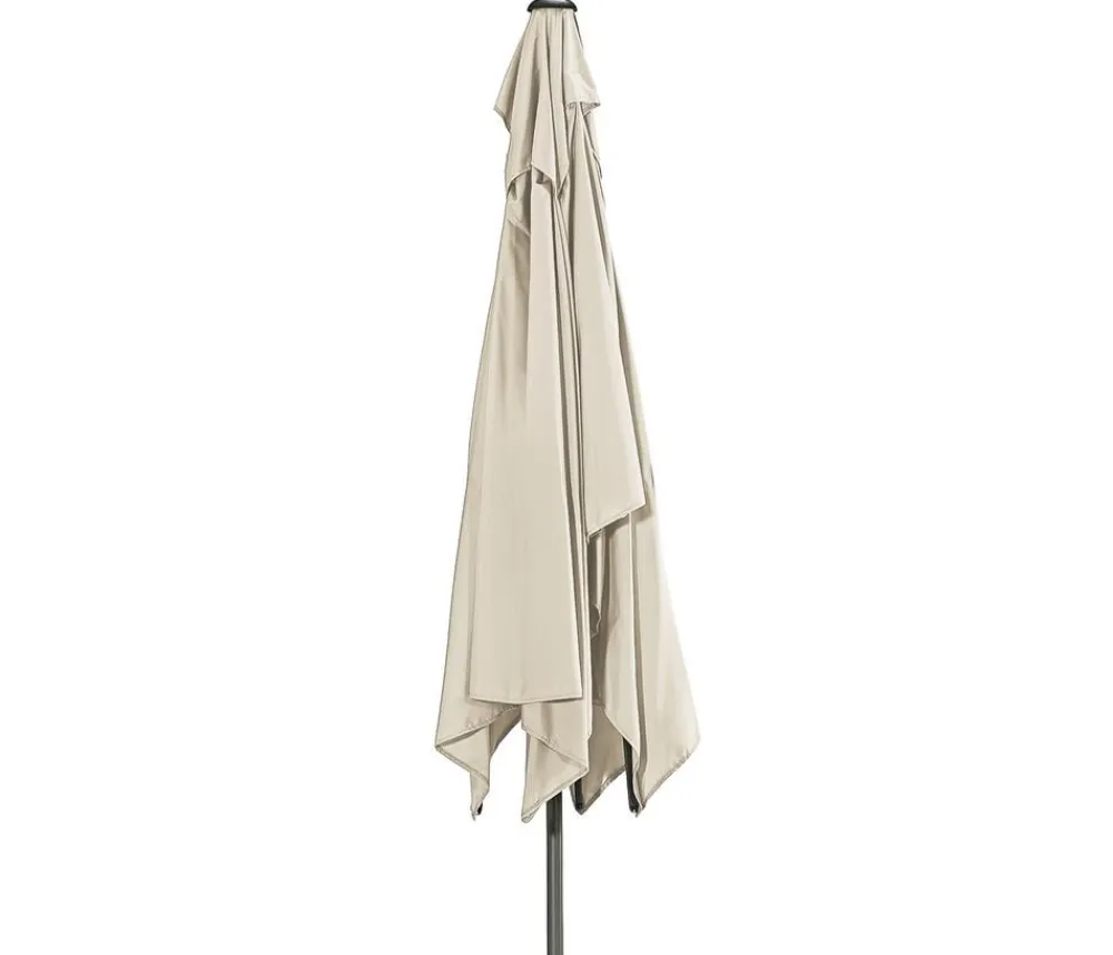 Dehner Sonnenschirme - Sonnenschirm Samos, rechteckig, ca. B300/T200 cm Creme