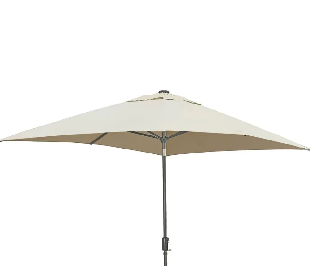 Dehner Sonnenschirme - Sonnenschirm Samos, rechteckig, ca. B300/T200 cm Creme