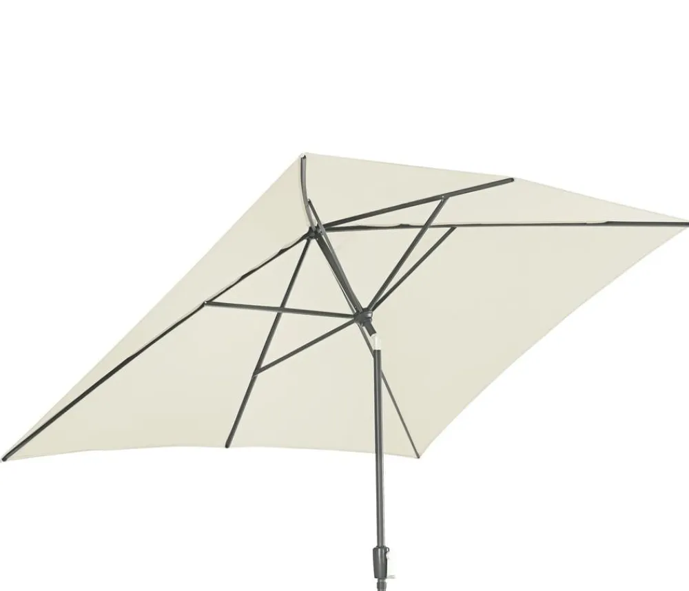 Dehner Sonnenschirme - Sonnenschirm Samos, rechteckig, ca. B300/T200 cm Creme