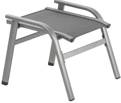 Dehner Gartenhocker|Gartenstühle Aluminium - Stapelhocker Chicago Grau