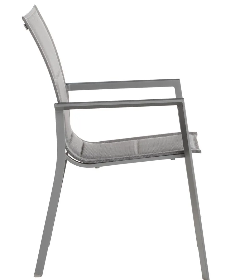 Dehner Stapelstühle|Gartenstühle Aluminium > Stapelstuhl Palermo