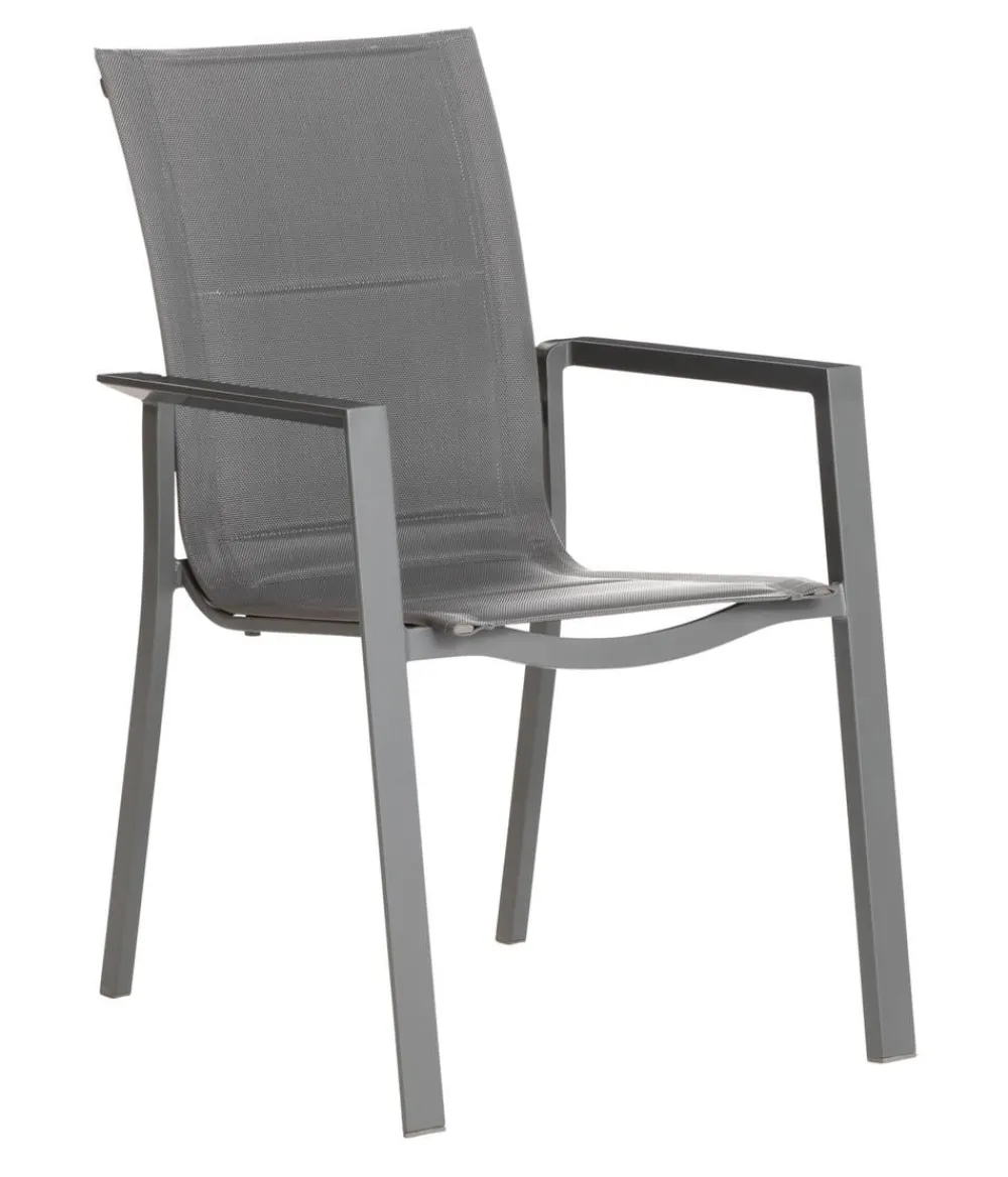Dehner Stapelstühle|Gartenstühle Aluminium > Stapelstuhl Palermo