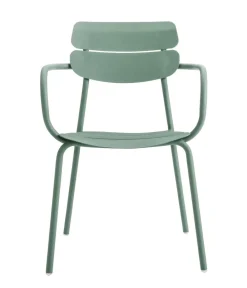 Dehner Stapelstühle|Gartenstühle Aluminium - Stapelstuhl Paris Grün