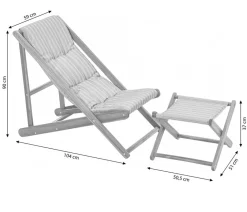 Dehner Balkonmöbel Holz|Gartenstühle Holz > Strandstuhl Macao