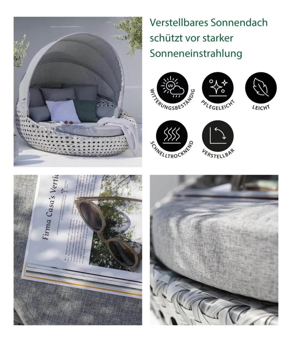 Dehner Loungemöbel|Sonneninseln > Sunlounger Miami