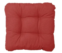 Dehner Sitzkissen|Lounge- & Palettenkissen - Susakissen Veneto, ca. B38/H8/T38 cm Rot