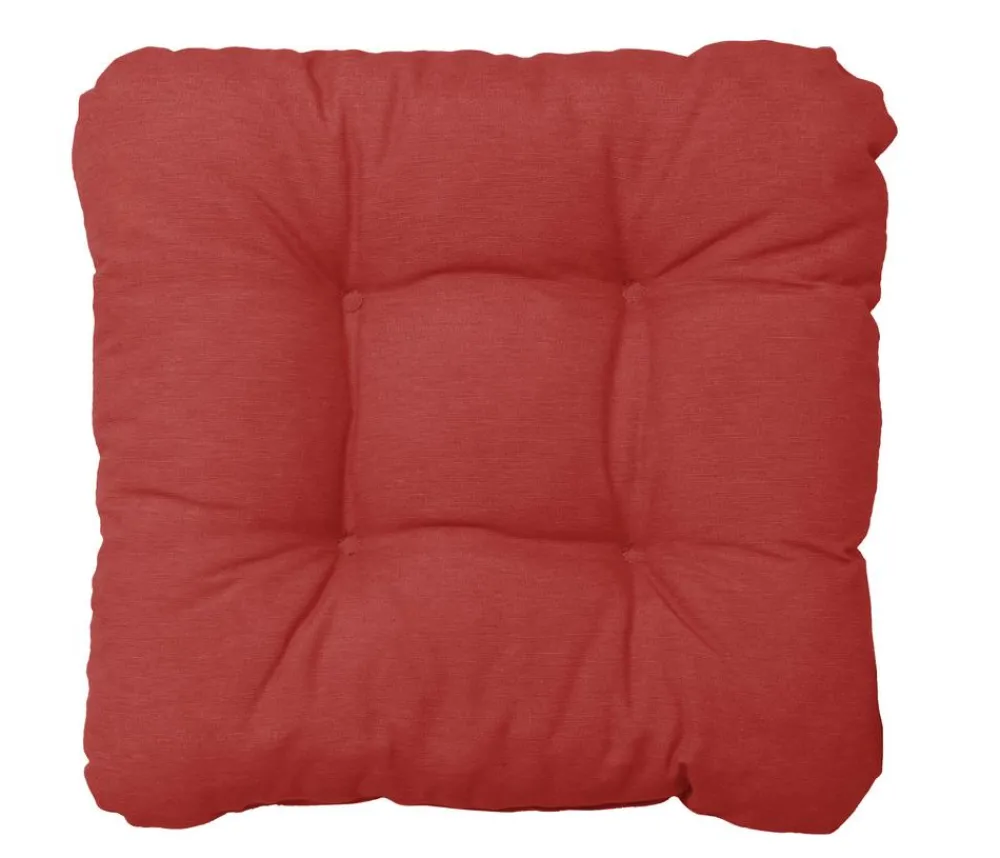 Dehner Sitzkissen|Lounge- & Palettenkissen - Susakissen Veneto, ca. B38/H8/T38 cm Rot