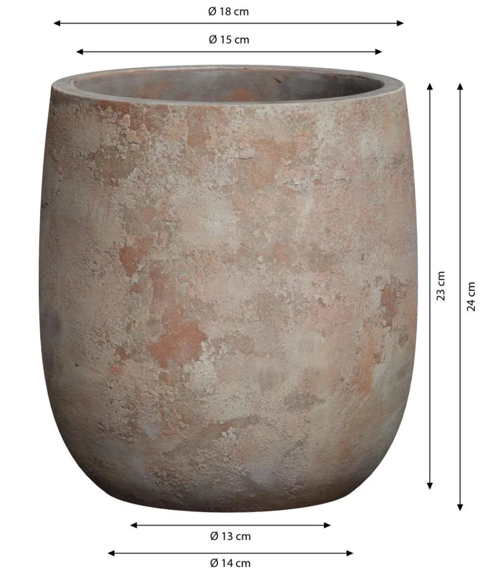 Dehner -Pflanztopf Catania, rund Terrakotta Discount