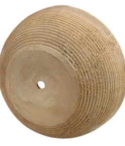 Dehner -Schale Rillen, rund, antik-braun Terrakotta Clearance