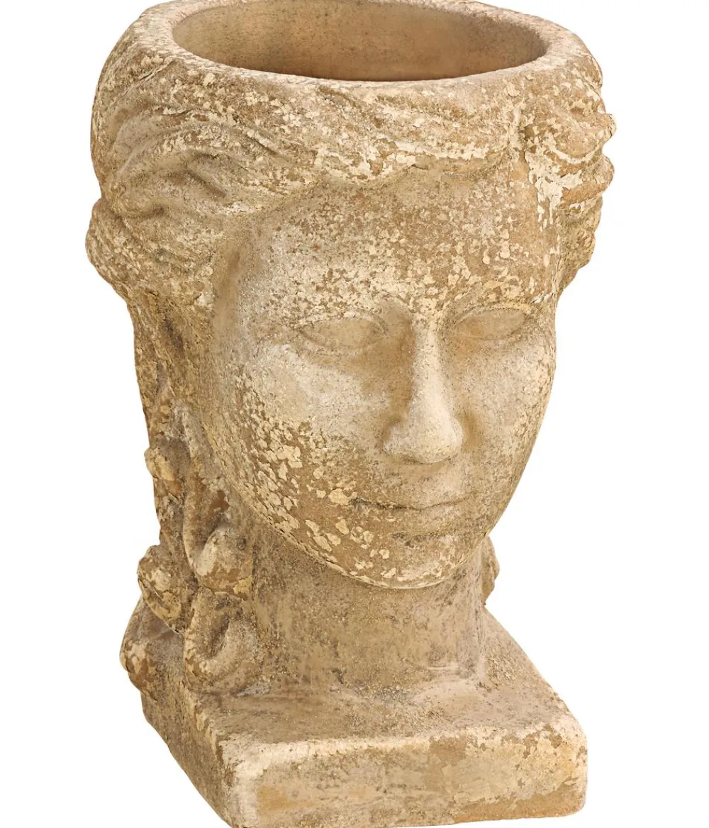 Dehner Terrakotta-Topf Kopf, ca. B22/H28/T18 cm, anterra Best