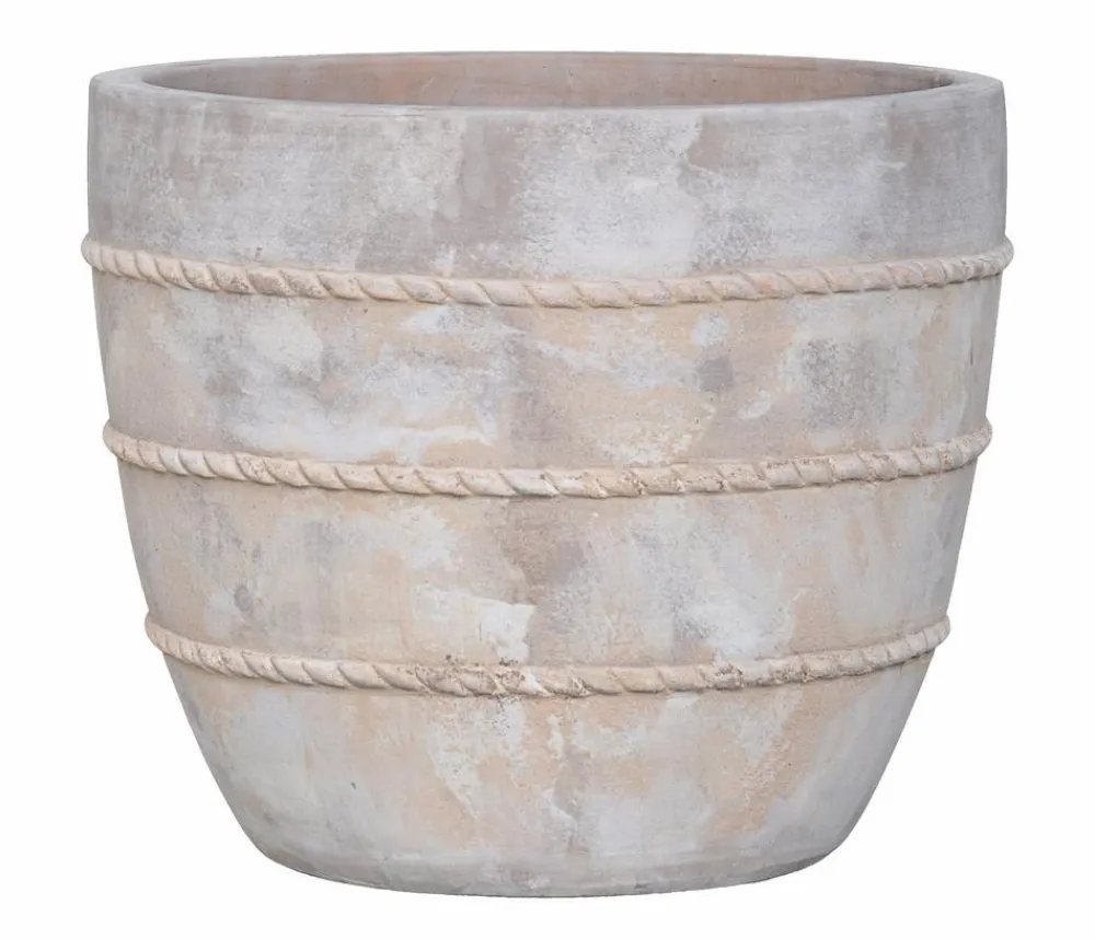 Dehner -Topf Turin, rund, antique-terra