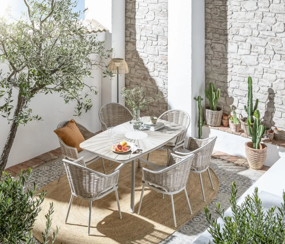 Dehner Garten-Esstische > Tisch Barcelona, ca. B160/H76/T90 cm