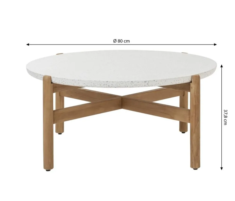 Dehner Loungemöbel|Loungetische > Tisch Portofino, ca. Ø80/H37,8 cm