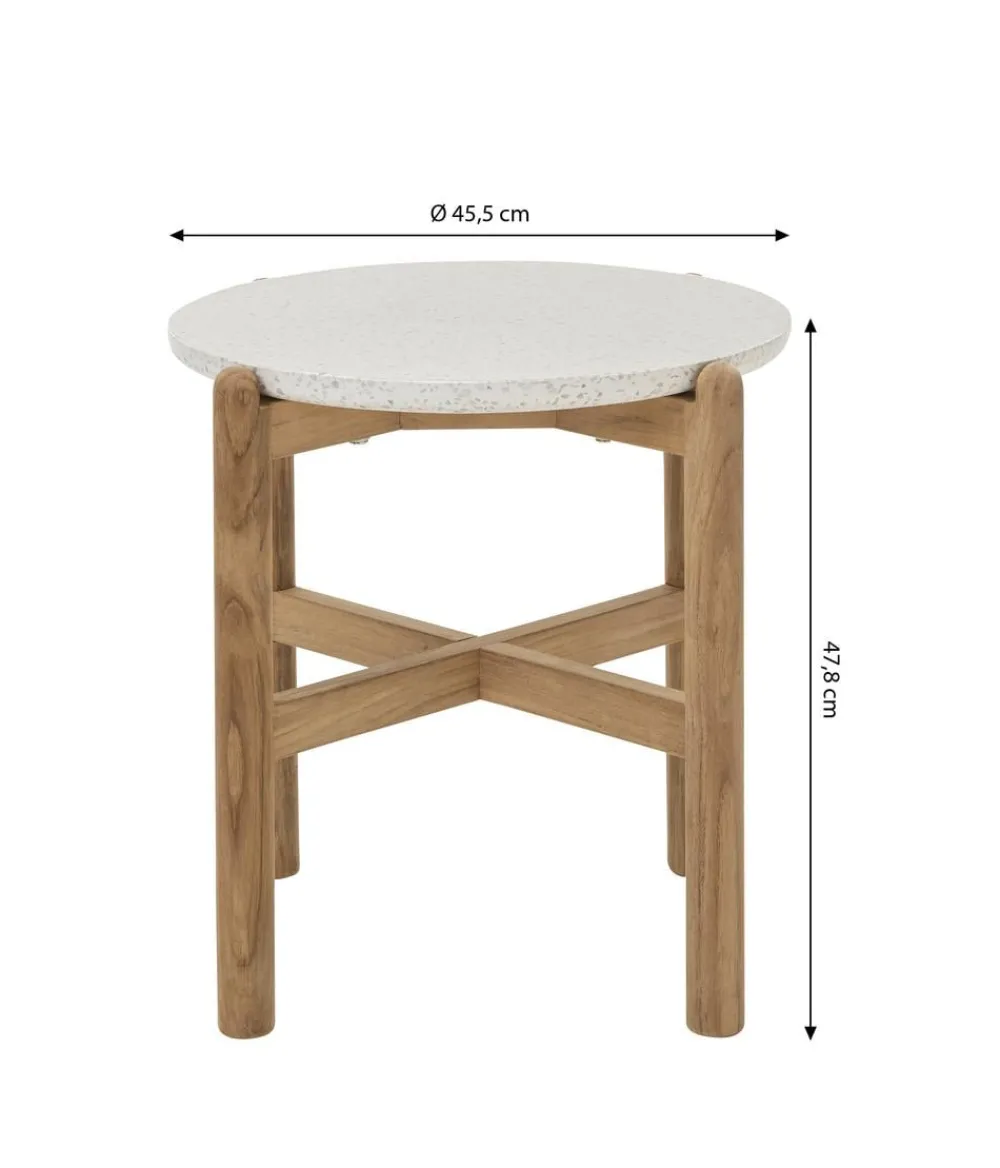 Dehner Loungemöbel|Loungetische - Tisch Portofino, ca. Ø45,5/H47,8 cm