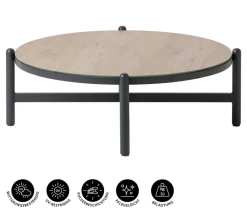 Dehner Tisch St-Etienne, ca. Ø98/H36 cm Outlet