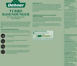 Dehner Turbo Rasendünger, 3 kg New