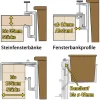 Dehner Mehr Blumentopfzubehör > Universal-Blumenkastenhalter, Aluminium