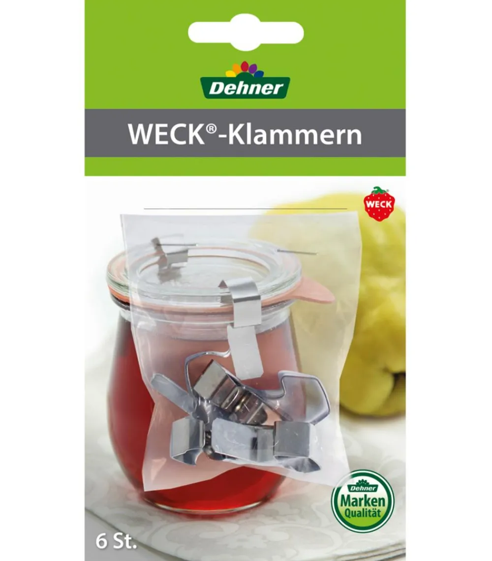 Dehner WECK®-Klammer, 6er-Set Silber Sale