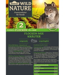 Dehner Wild Nature Nahrungsergänzung Hund > BARF-Ergänzungsfutter für Hunde Flocken-Mix Kräuter