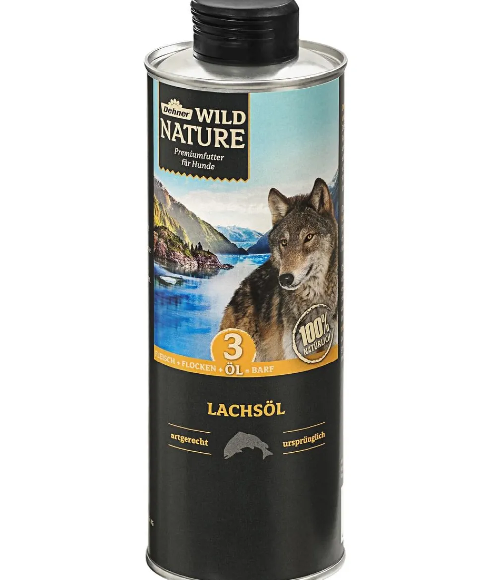 Dehner Wild Nature Nahrungsergänzung Hund > BARF-Ergänzungsfutter für Hunde Lachsöl