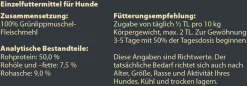 Dehner Wild Nature Nahrungsergänzung Hund > BARF-Ergänzungsfutter für Hunde Grünlippmuschel