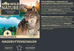 Dehner Wild Nature BARF-Ergänzungsfutter für Hunde Hagebuttenschalen New