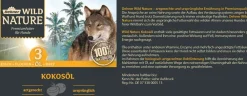 Dehner Wild Nature Nahrungsergänzung Hund - BARF-Ergänzungsfutter für Hunde Kokosöl
