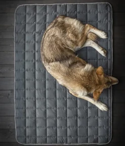 Dehner Wild Nature Hundedecke Banket, rechteckig Dunkelgrau Clearance
