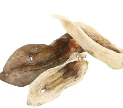 Dehner Wild Nature Hundeleckerlies - Hundesnack Lammohren mit Fell, 200 g