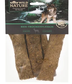Dehner Wild Nature Hundeleckerlies > Hundesnack Reh-Trockenfleisch, 100 g