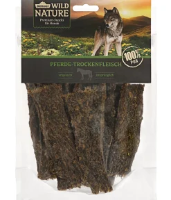 Dehner Wild Nature Hundeleckerlies - Hundesnack Pferde-Trockenfleisch