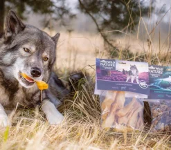 Dehner Wild Nature Hundeleckerlies - Hundesnack Hirsch-Lungenwürfel, 200 g