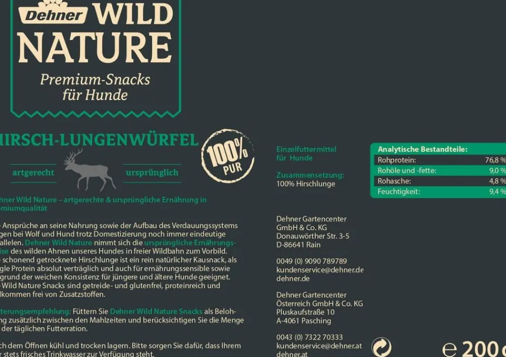 Dehner Wild Nature Hundesnack Snack-Set Best