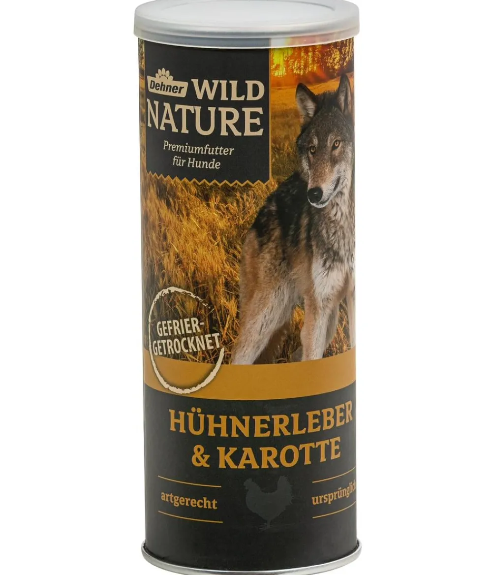 Dehner Wild Nature Hundesnack Hühnerleber & Karotte, gefriergetrocknet, 60 g Clearance