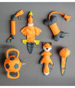 Dehner Wild Nature Hundespielzeug Outdoor Fox Orange Outlet