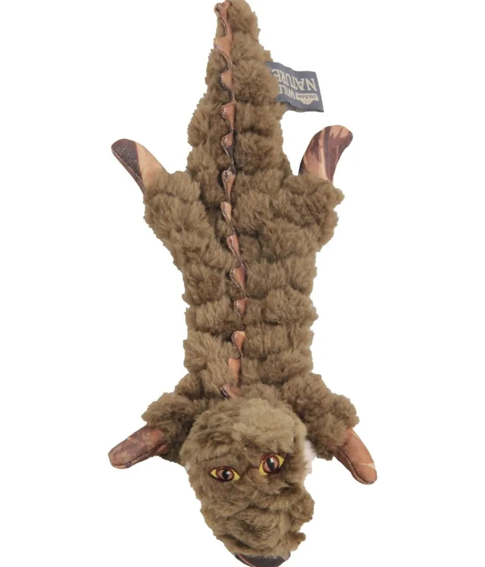Dehner Wild Nature Hundespielzeug - Hundespielzeug Outdoor Camo Crocodile Braun