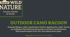 Dehner Wild Nature Hundespielzeug Outdoor Camo Racoon Hot