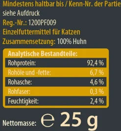 Dehner Wild Nature Katzenleckerlies & Getränke > Katzensnack, gefriergetrocknet
