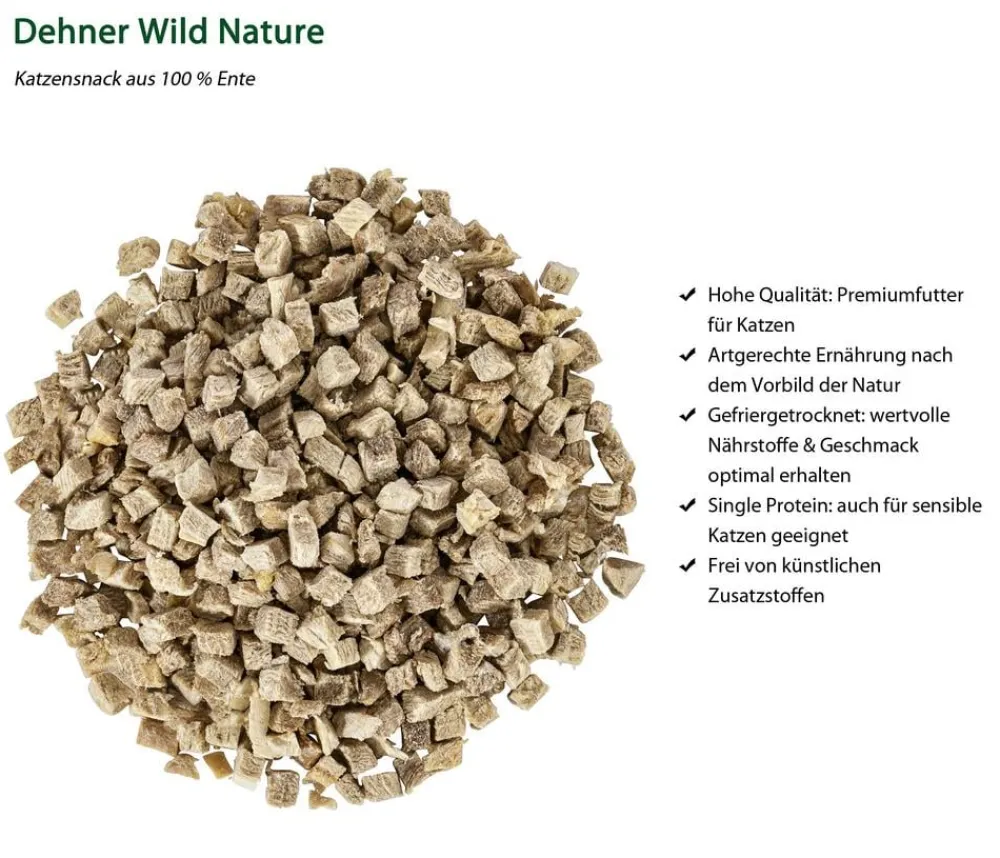 Dehner Wild Nature Katzenleckerlies & Getränke > Katzensnack, gefriergetrocknet