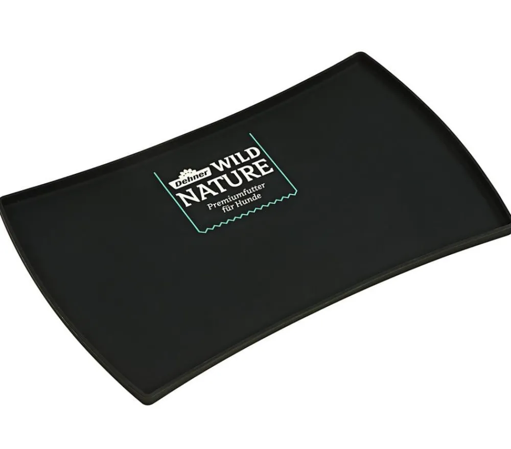 Dehner Wild Nature Hundenäpfe & Tränken - Napfunterlage, anthrazit, ca. B48/H1,5/T30 cm Dunkelgrau